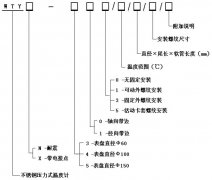 全不锈钢液体压力型温度计
