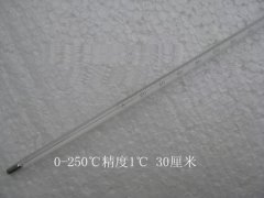 汞温度计，棒工业温度计

